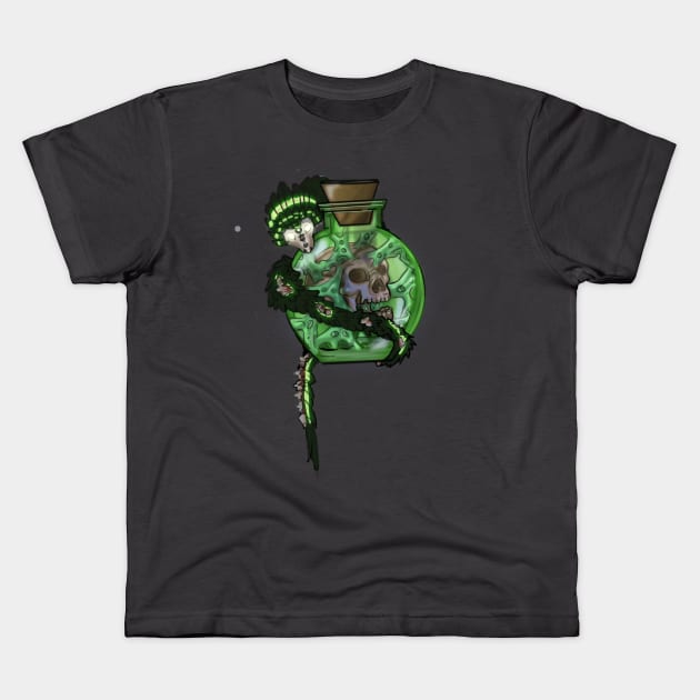 Witch doctor's potion Kids T-Shirt by TheNeutralDragon